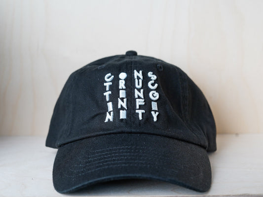 Constructing Infinity Logo Dad-Hat (Black)